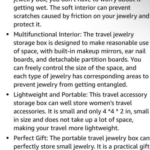 ❗️SOLD❗️Jewelry Travel Case & Necklace Bundle - Picture 12 of 12